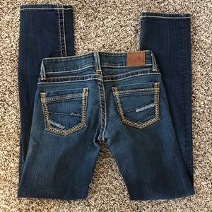Straight leg jeans